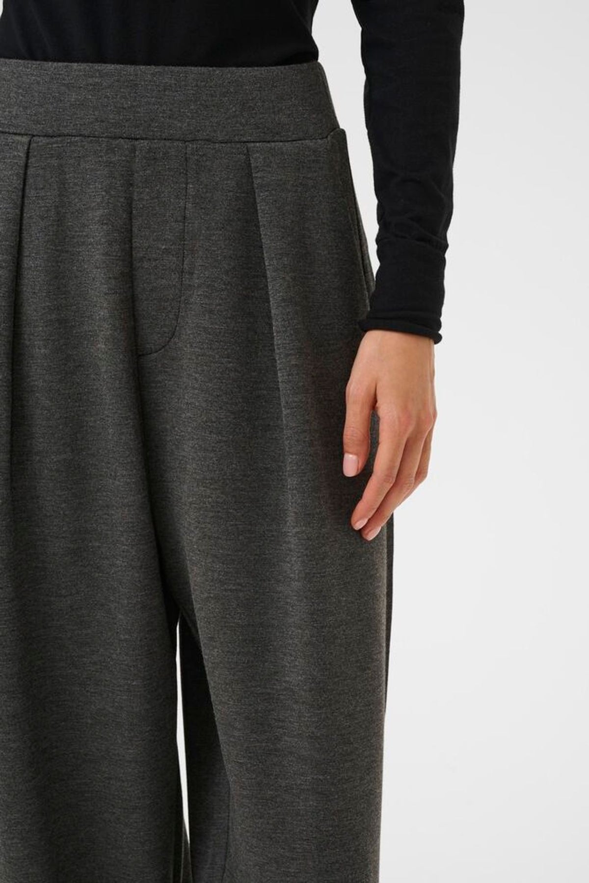 Inwear Pannie Pant in Dark Grey Melange