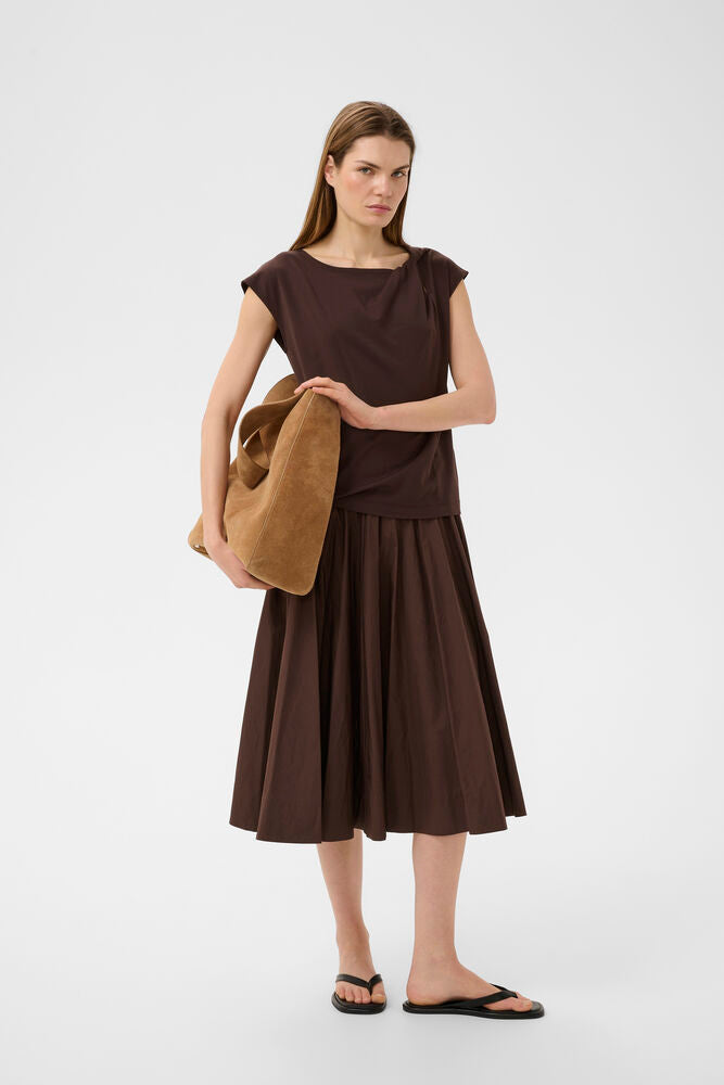 Inwear Pennie Top In Coffee Bean