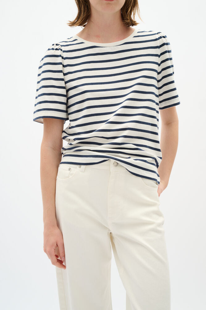 Inwear Pfia Gathering Tshirt In Maritime Slim Stripe