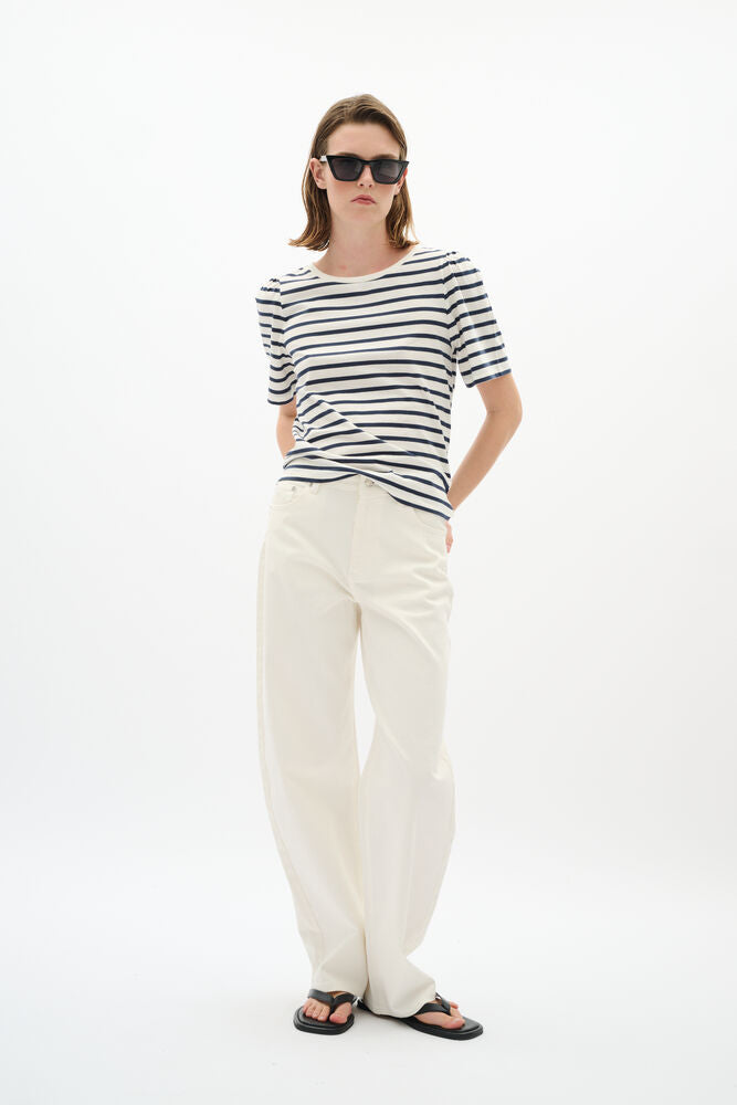 Inwear Pfia Gathering Tshirt In Maritime Slim Stripe