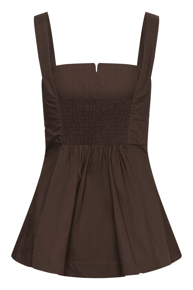 Inwear Raven Top In Coffee Bean Brown
