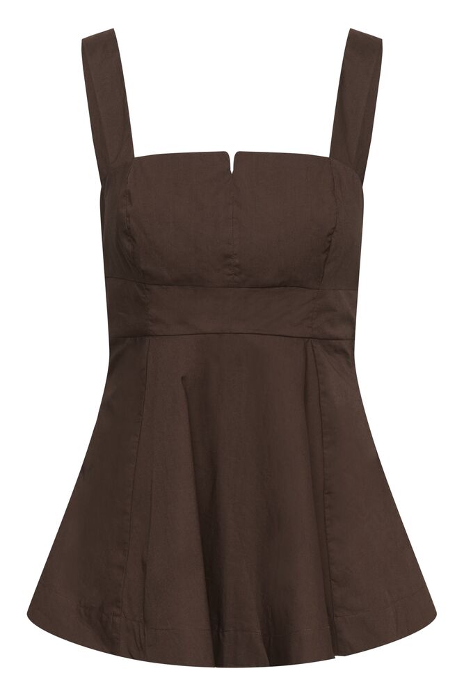 Inwear Raven Top In Coffee Bean Brown