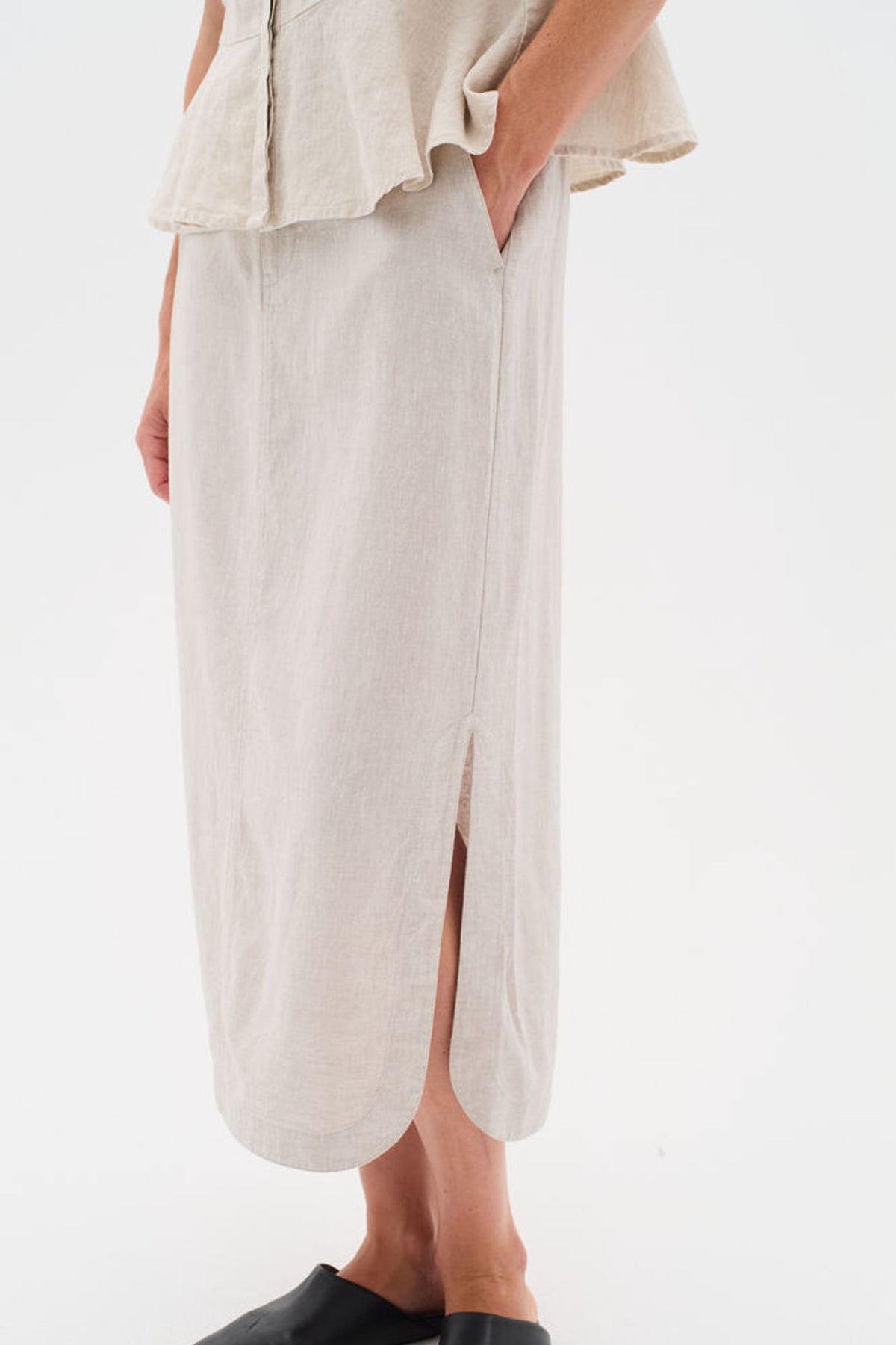 Inwear Rimone Skirt in Haze Melange