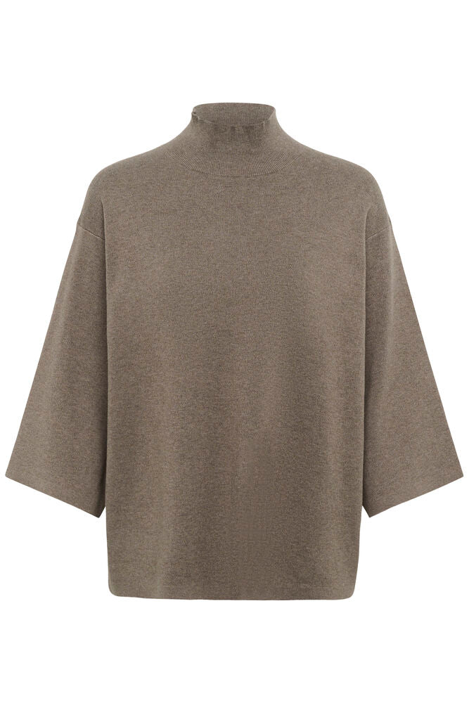 Inwear Tilda Knit in Cinder Melange Grey