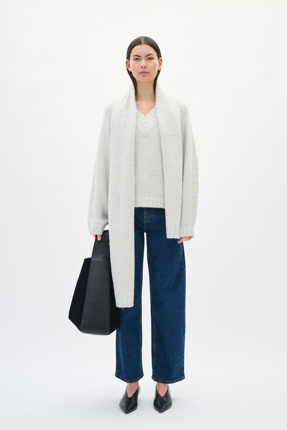 Inwear Troa V-Neck In Whisper White