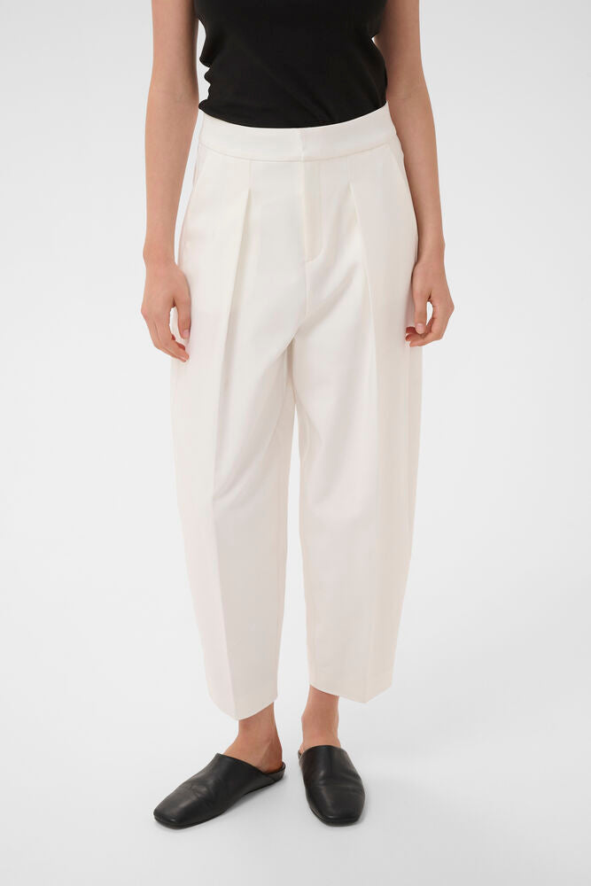 Inwear Zella Barrel Pant In Whisper White