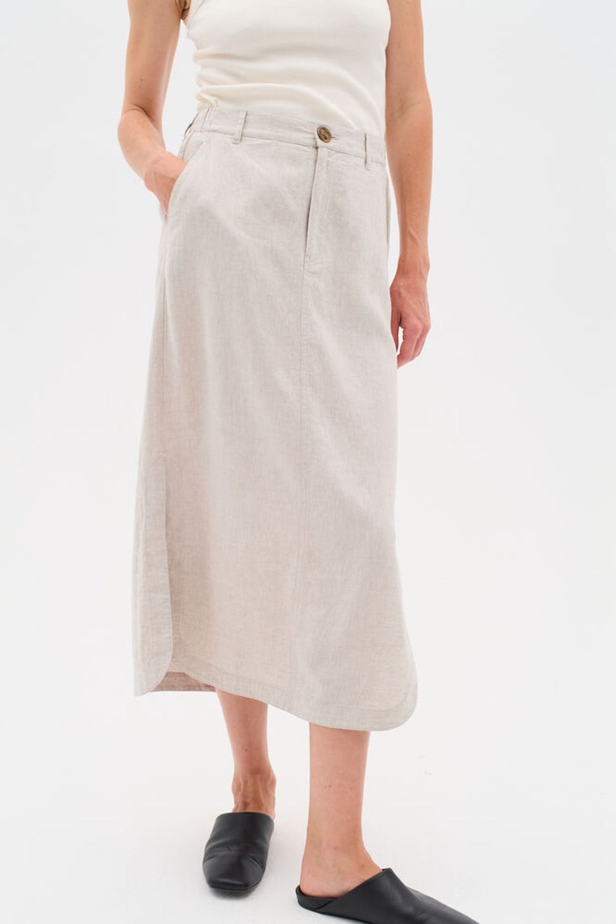 Inwear Rimone Skirt in Haze Melange