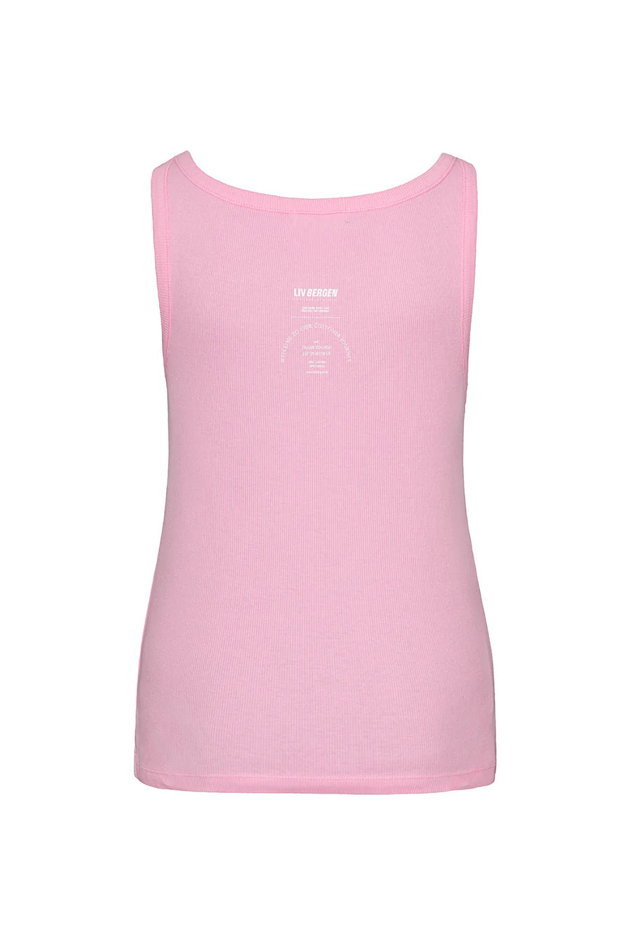 Liv bergen Rumer Vest in Candy Pink