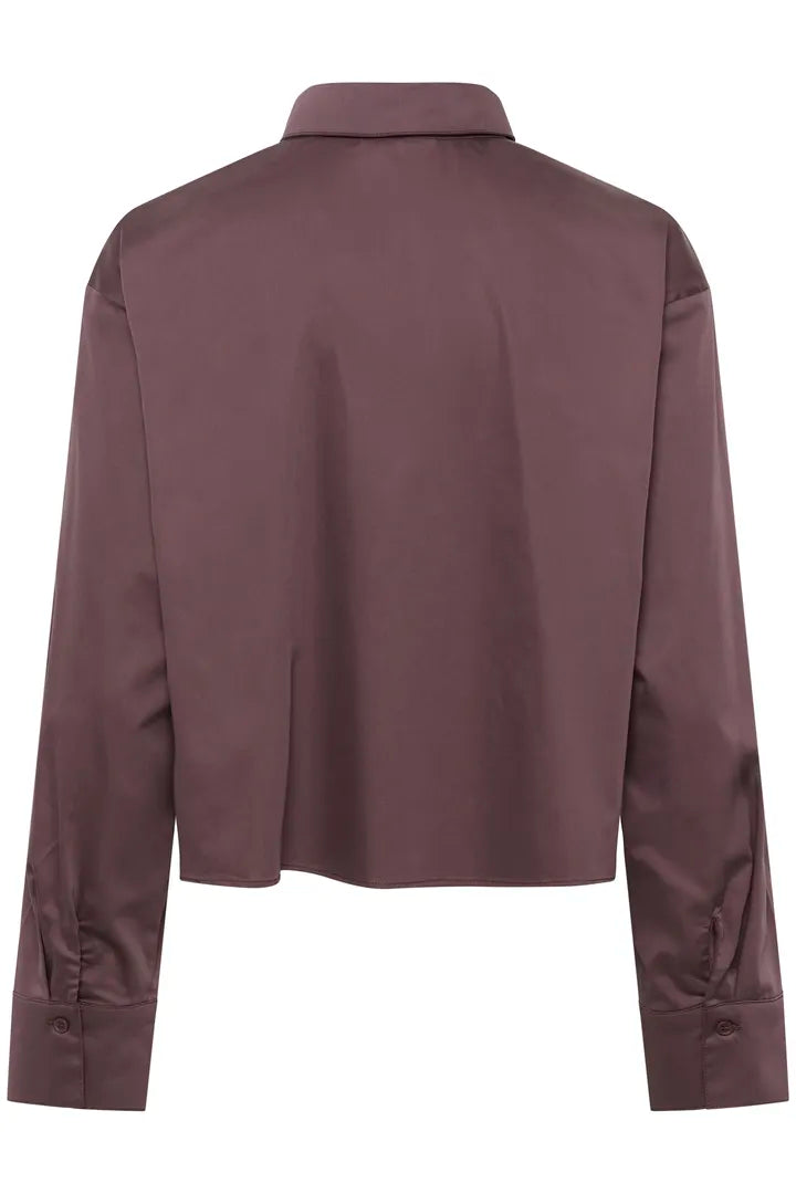 Karen By Simonsen sushi Nilla Shirt in Bordeaux
