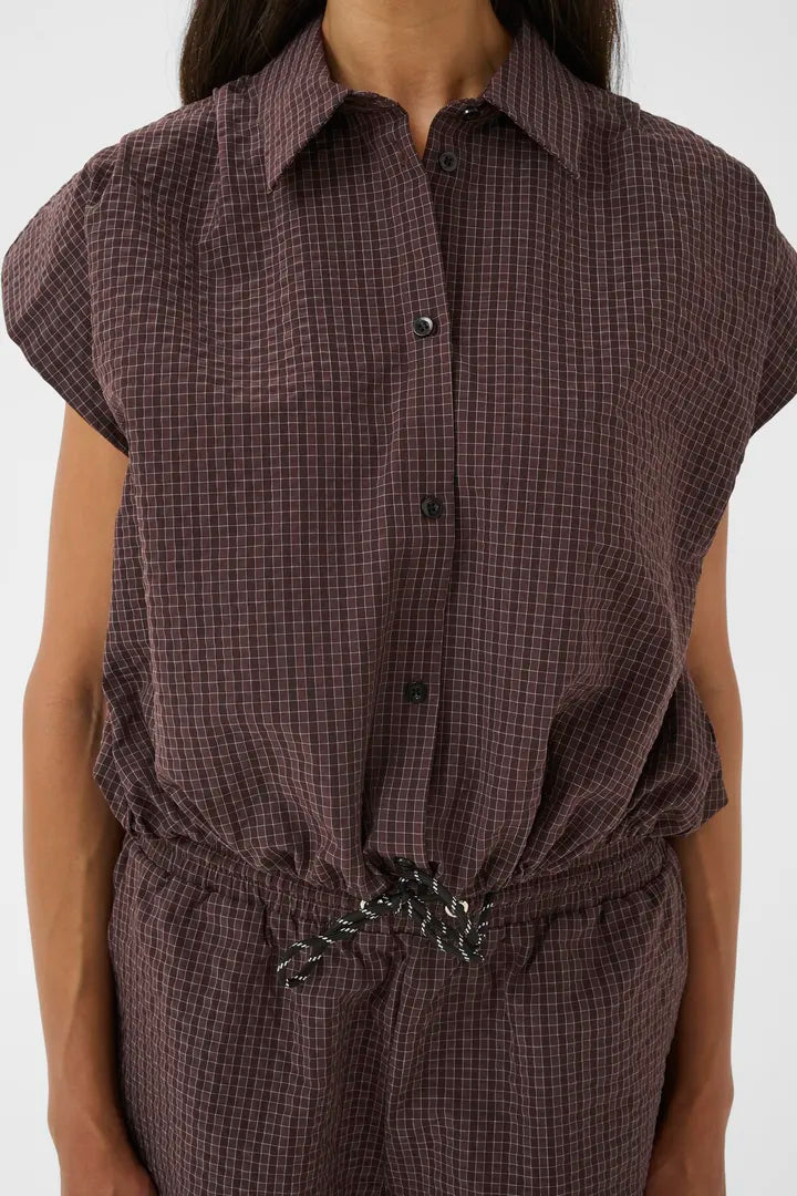 Karen By Simonsen Edith top in Chocolate