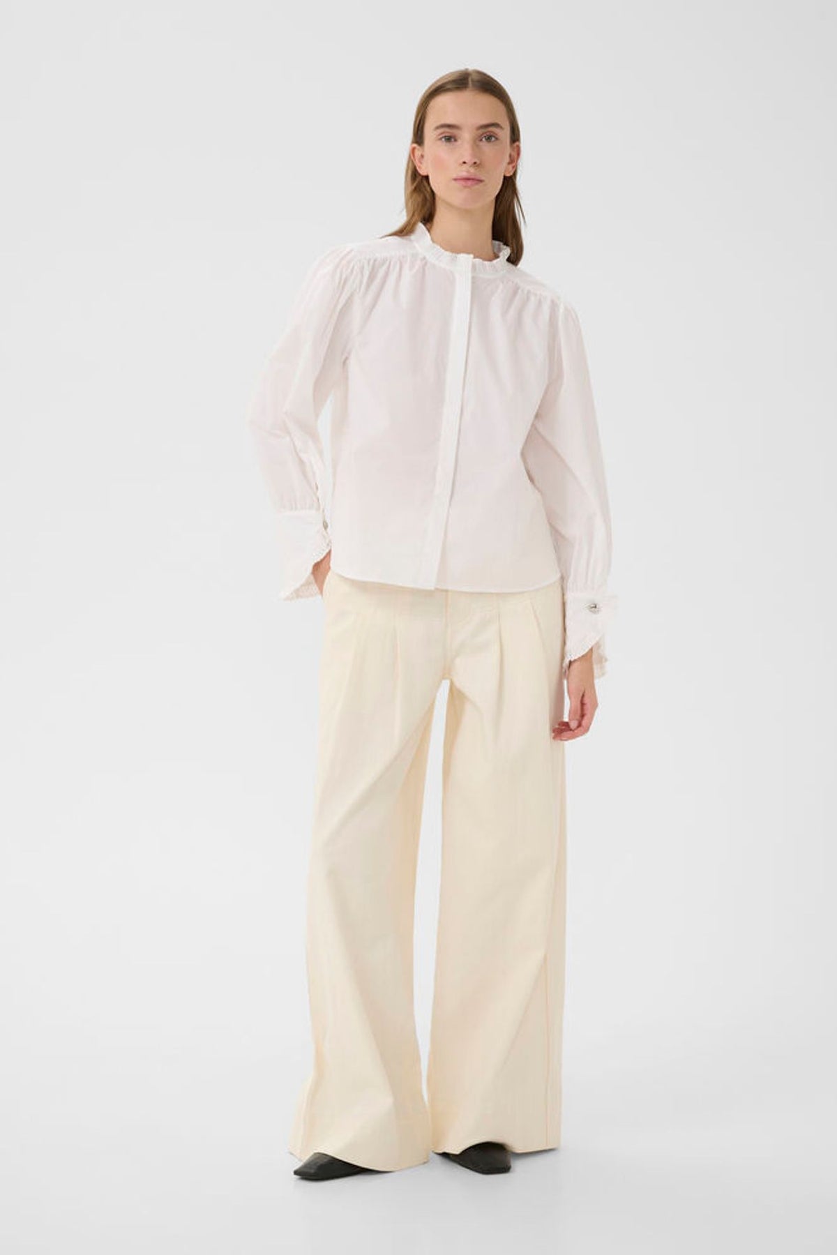 Karen By Simonsen Else Blouse In Bright White