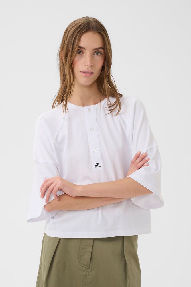 Karen By Simonsen Esthe Tee in Bright White