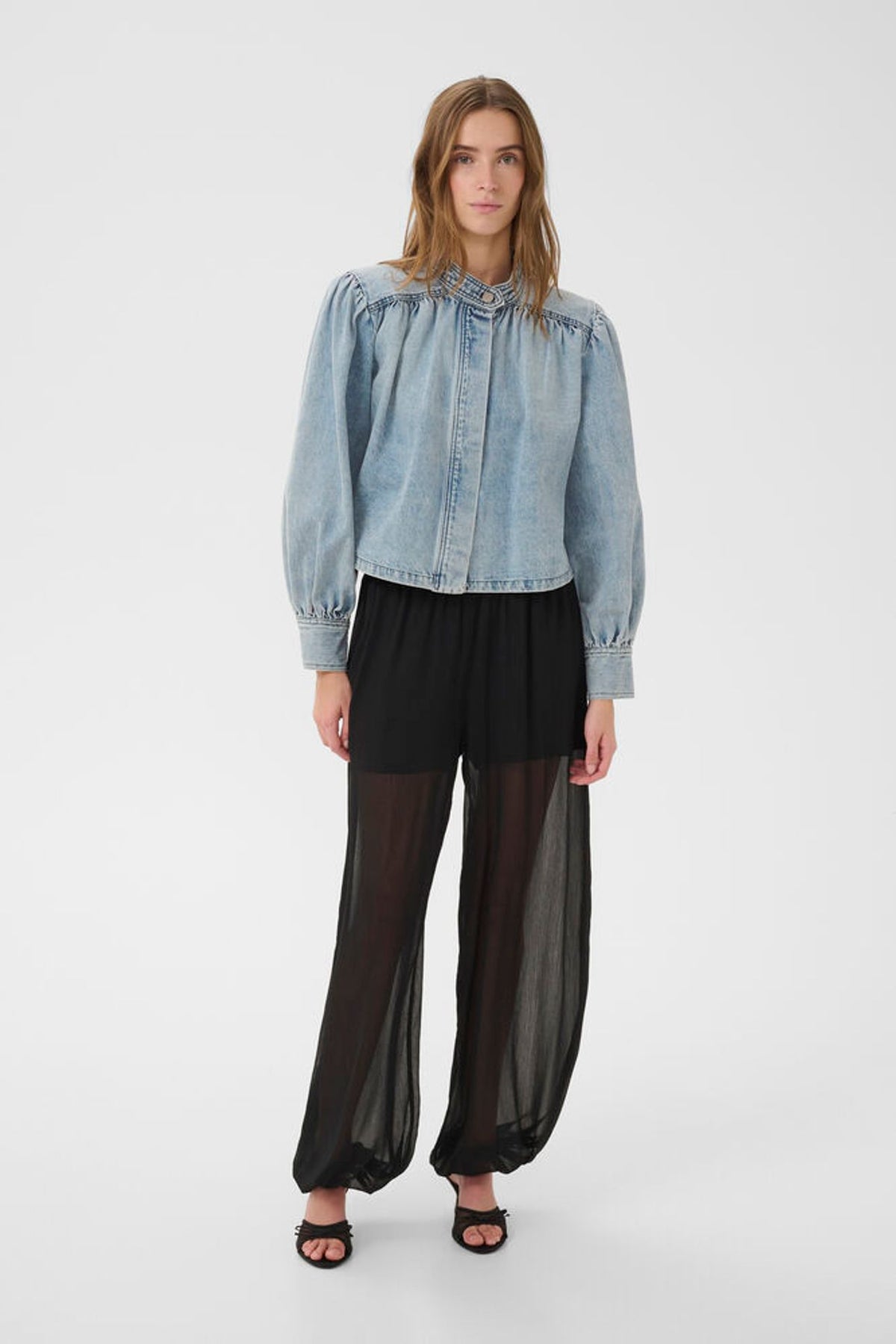 Karen By Simonsen Estelle Blouse In Vintage Blue