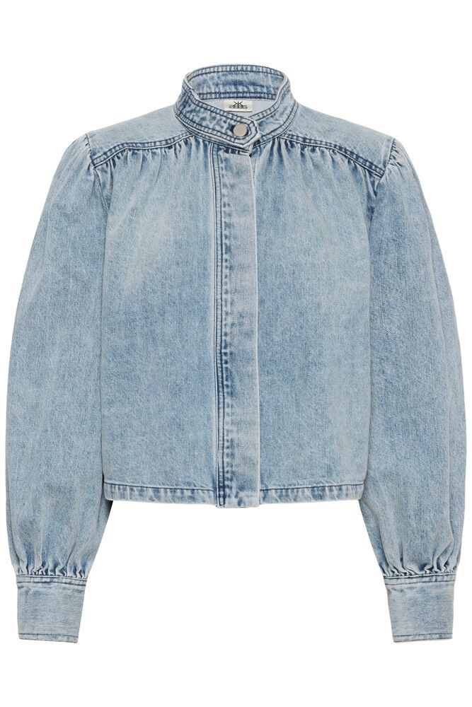 Karen By Simonsen Estelle Blouse In Vintage Blue