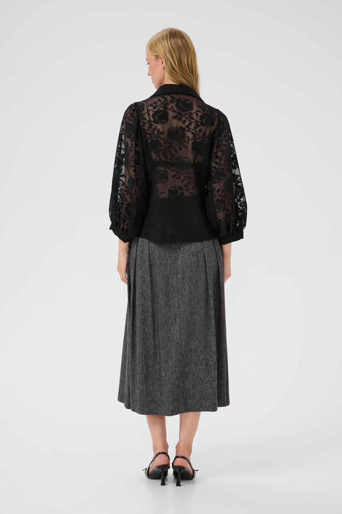 Karen By Simonsen Brynja Frosty Blouse in Meteorite