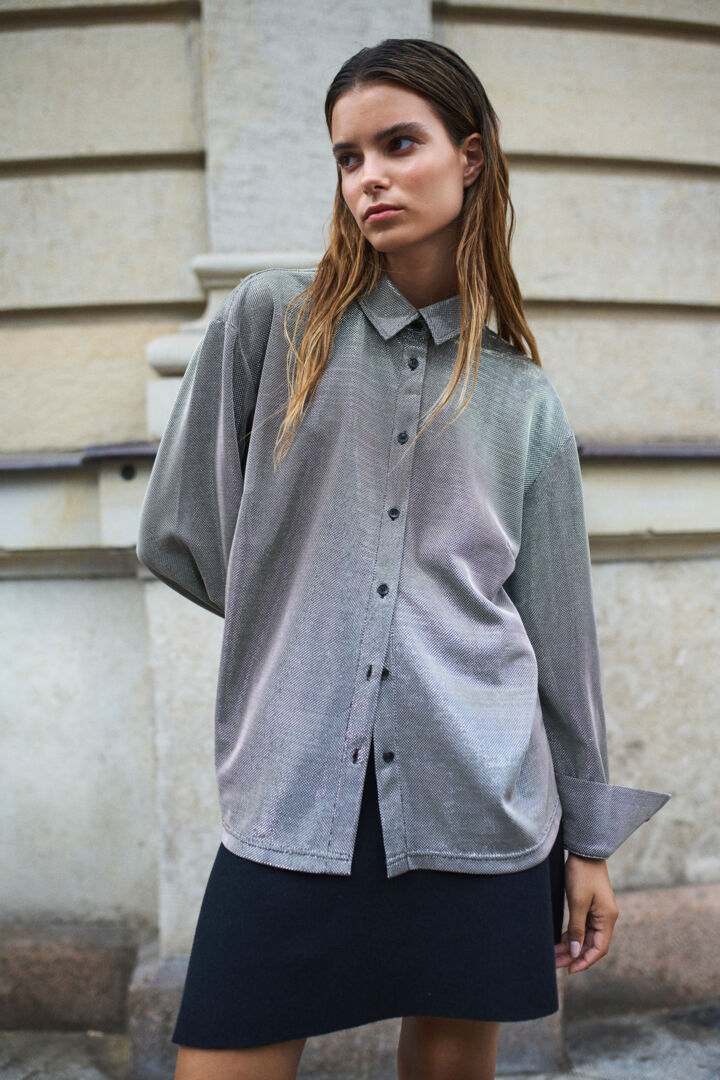 Karen By Simonsen Kansas Shirt in Silver