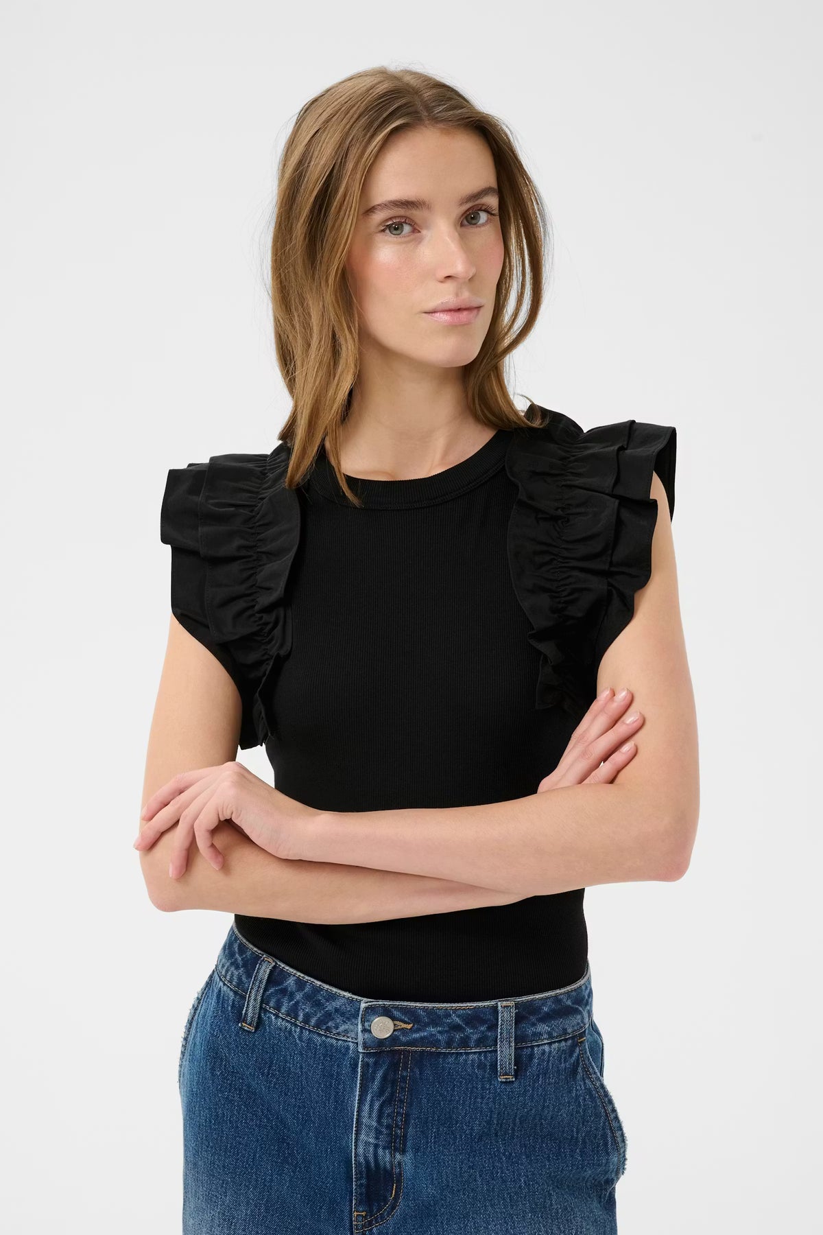 Karen By Simonsen Oda Tank In Black