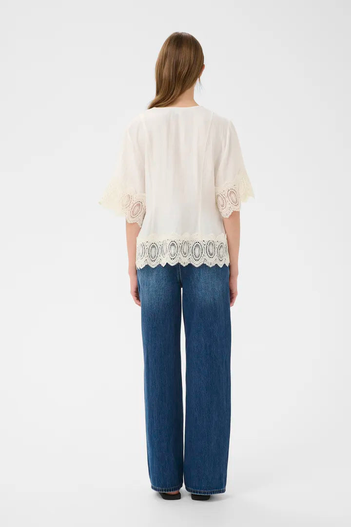 Karen By Simonsen Urith Blouse in Cream