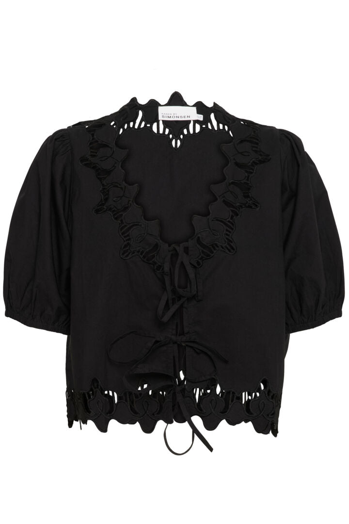 Karen By Simonsen Victoria Blouse In Meteorite
