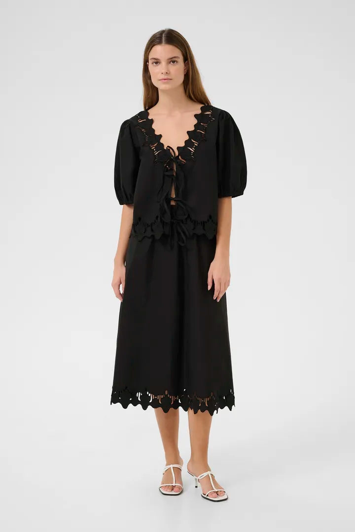 Karen By Simonsen Victoria Blouse In Meteorite