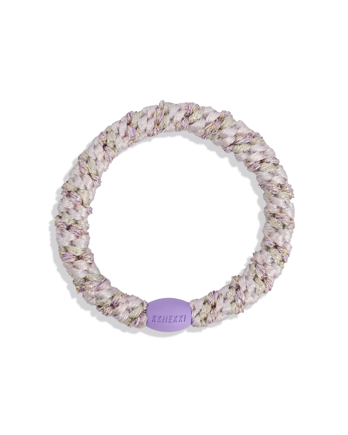 Kknekki Hair Tie in Lavender Ballet Pink Glitter