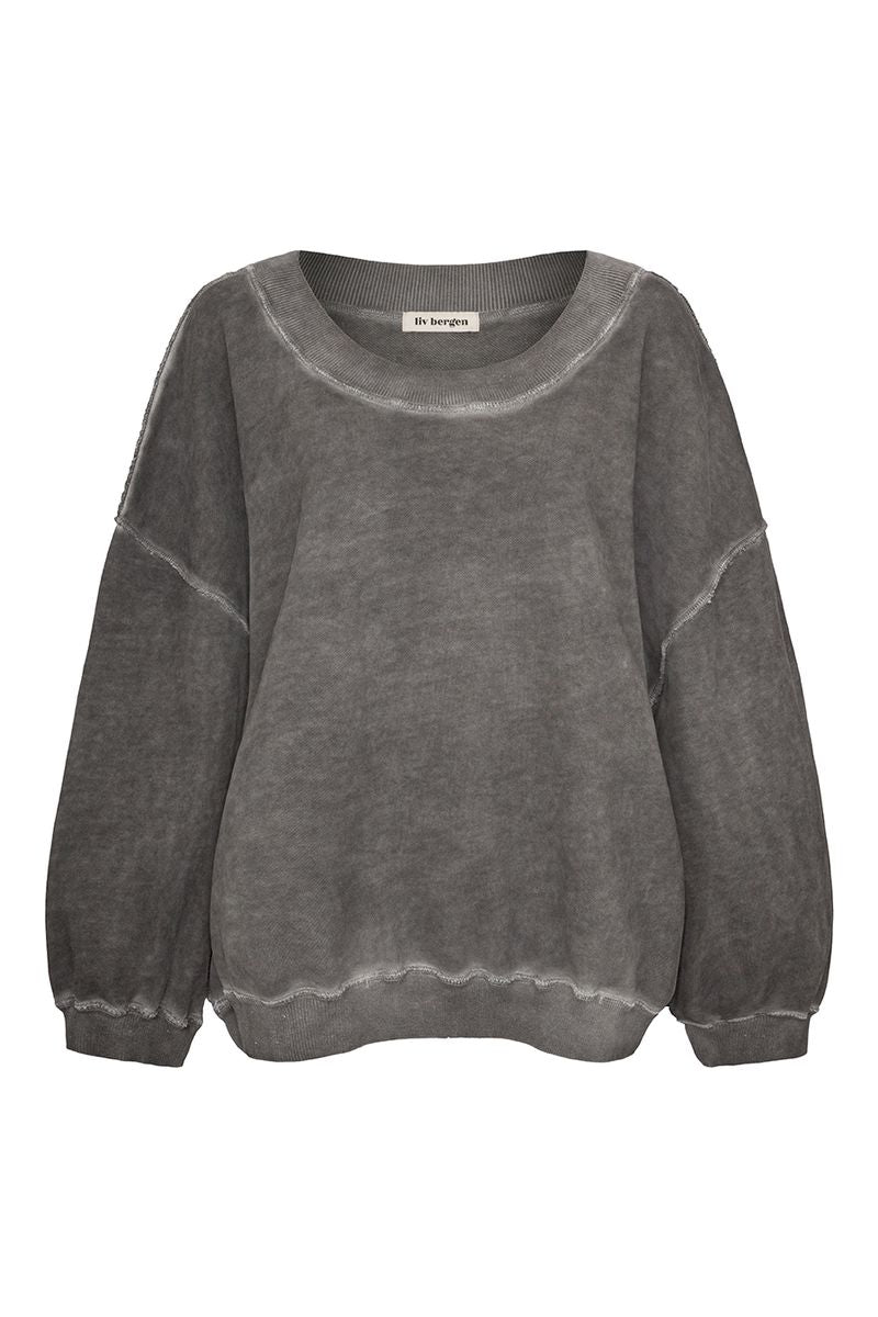 Liv Bergen Organic Circle Sweatshirt in Expresso