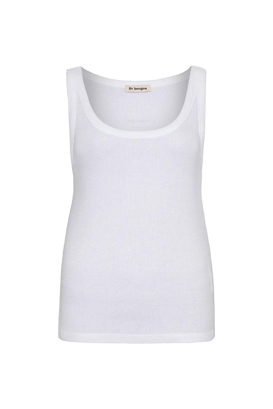 Liv bergen Rumer Vest in Optic White