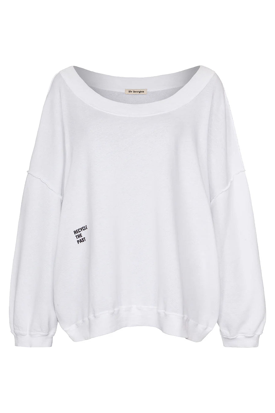 Liv Bergen Sky Organic Sweatshirt in Optic White