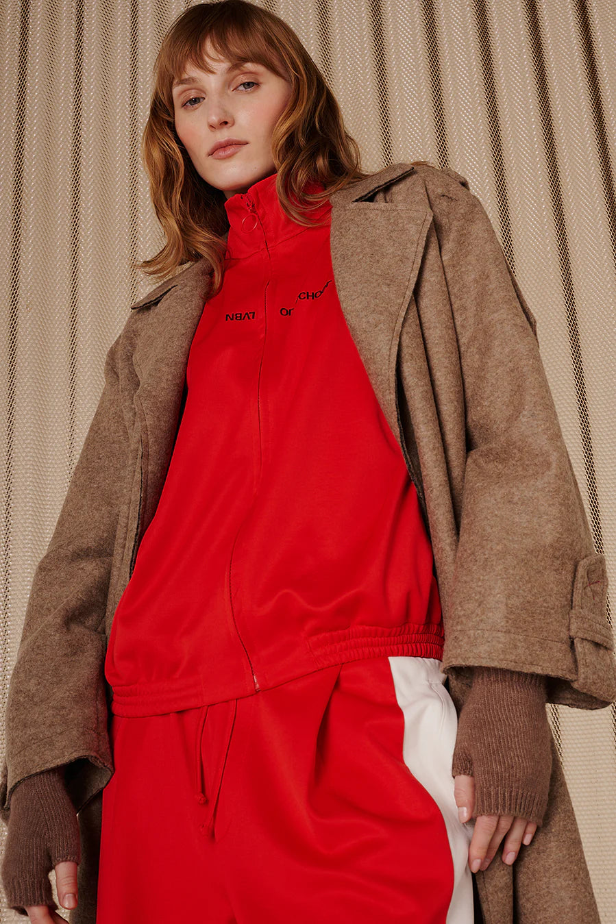 Liv Bergen Jordan Track Top in Red