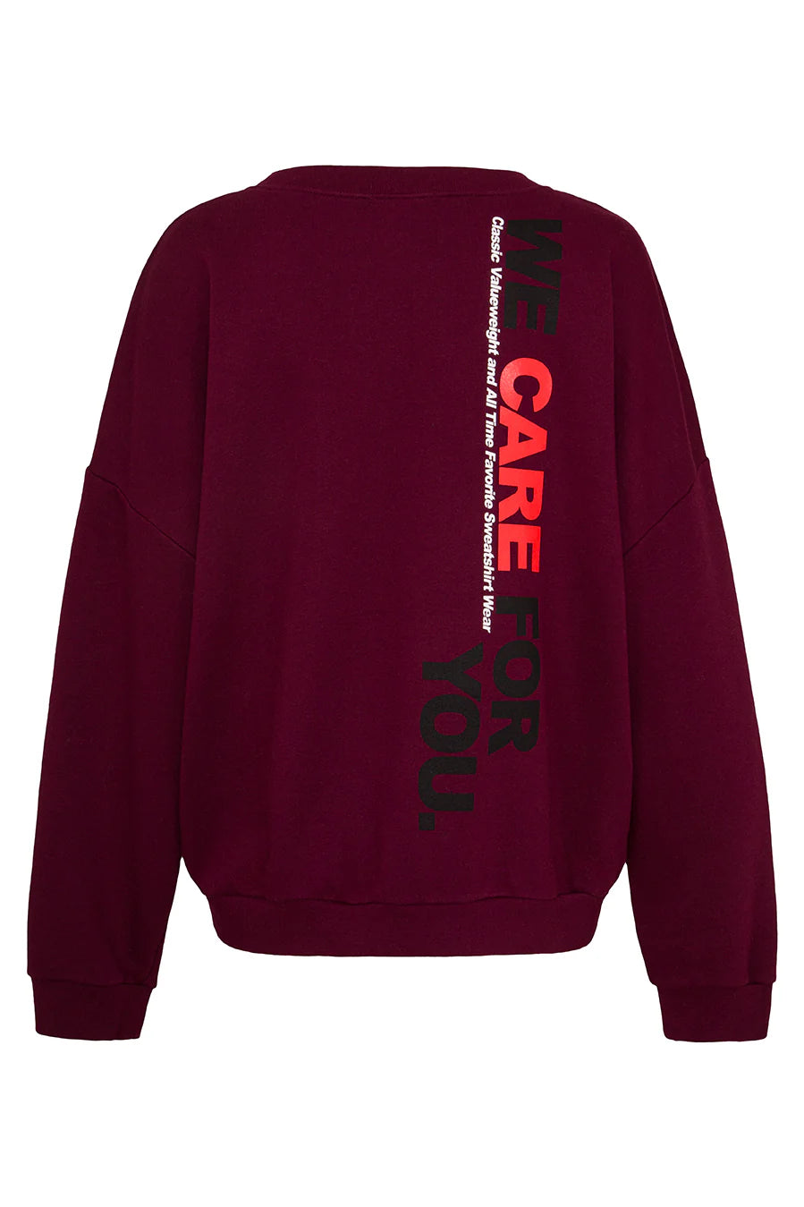 Liv Bergen Ella Care Sweater In Bordeaux