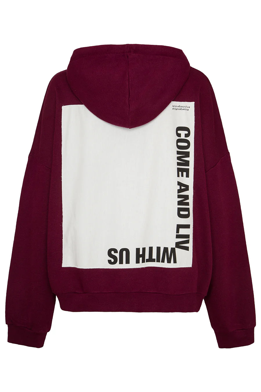 Liv Bergen Hoodie Come In Bordeaux