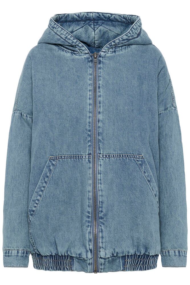 My Essential Wardrobe Ozzie Oversized Jacket in Medium Blue