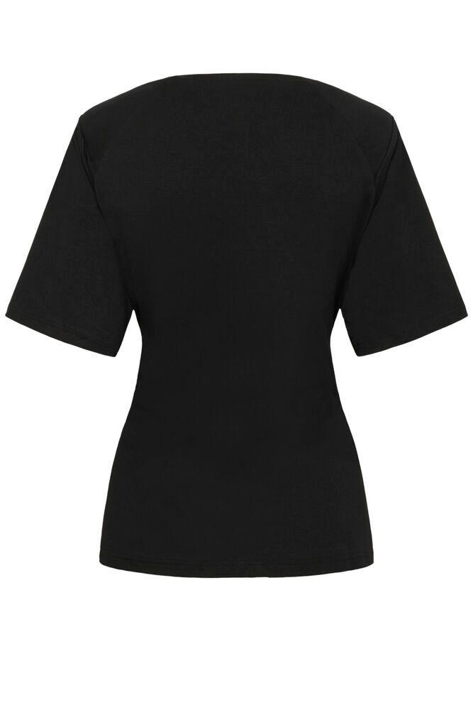 My Essential Wardrobe Pair Belt Tee In Black