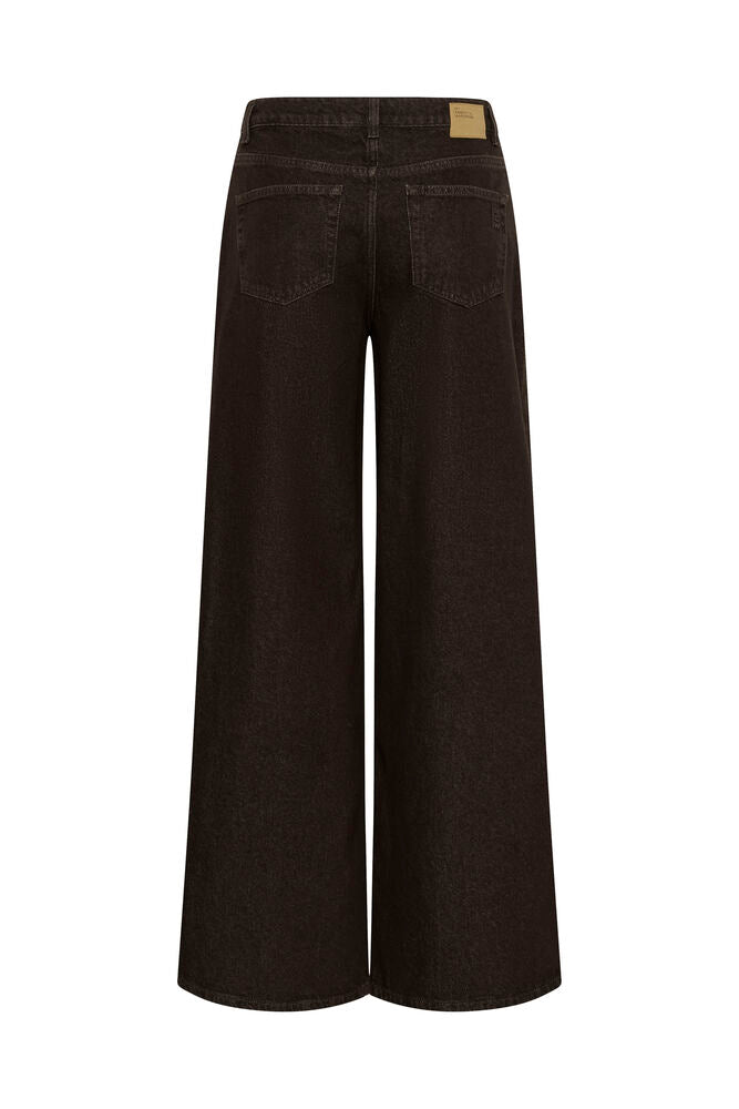 My Essential wardrobe Ava Jean in Dark Chocolate Brown