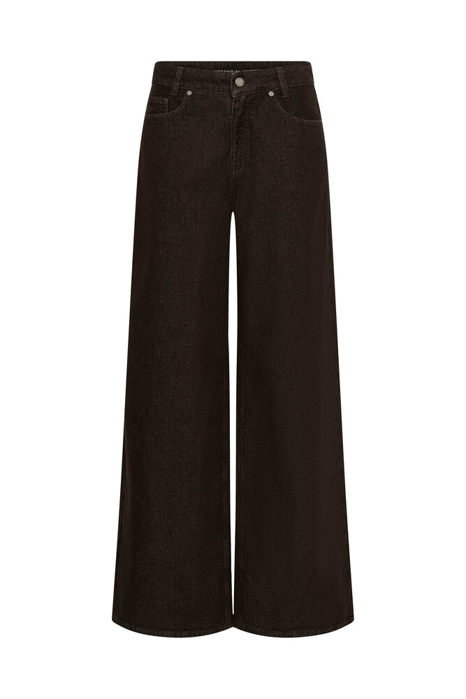 My Essential wardrobe Ava Jean in Dark Chocolate Brown
