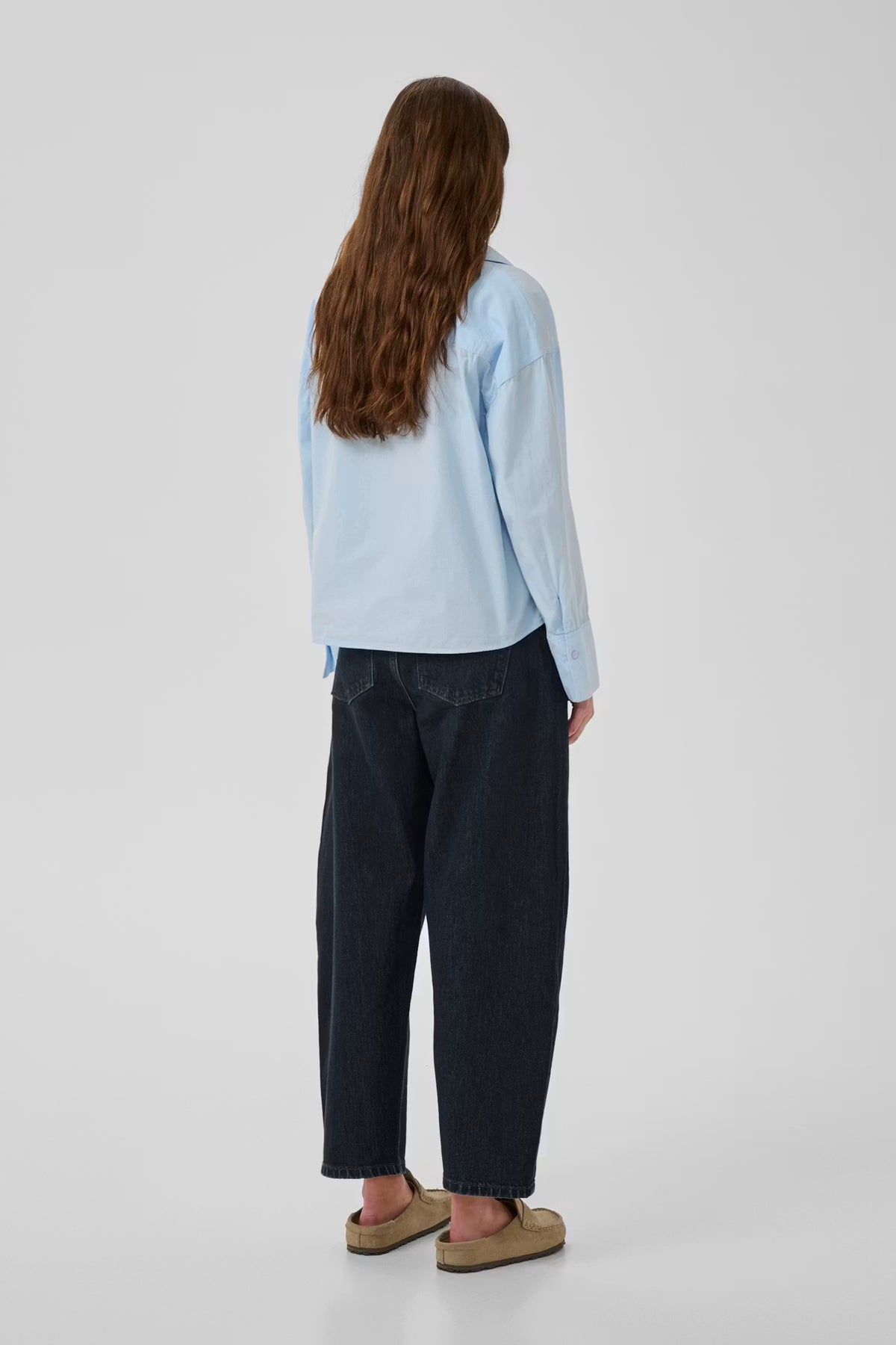 My Essential Wardrobe Barrel Baloo 139 Jeans In Dark Blue Unwash