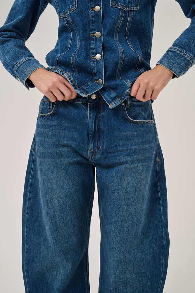My Essential wardrobe Remmie 174 Jeans in Dark Blue Wash