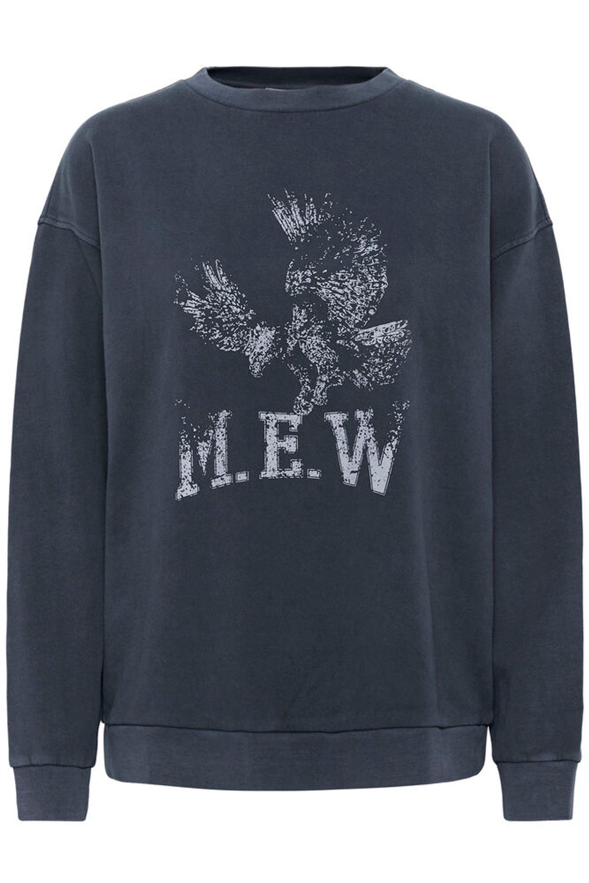 My Essential Wardrobe Diego Eagle Sweatshirt in Dark Grey