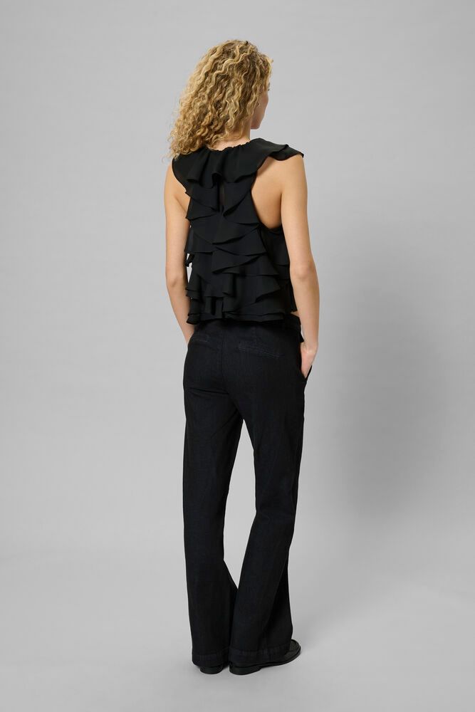 My Essential Wardrobe Eiko Florence Top In Black