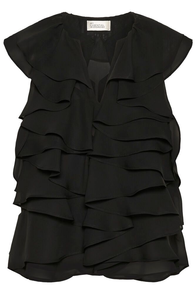 My Essential Wardrobe Eiko Florence Top In Black
