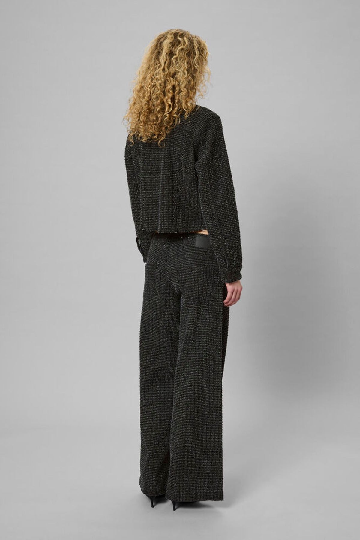 My Essential Wardrobe Esme 178 Short Jacket In Black Wash