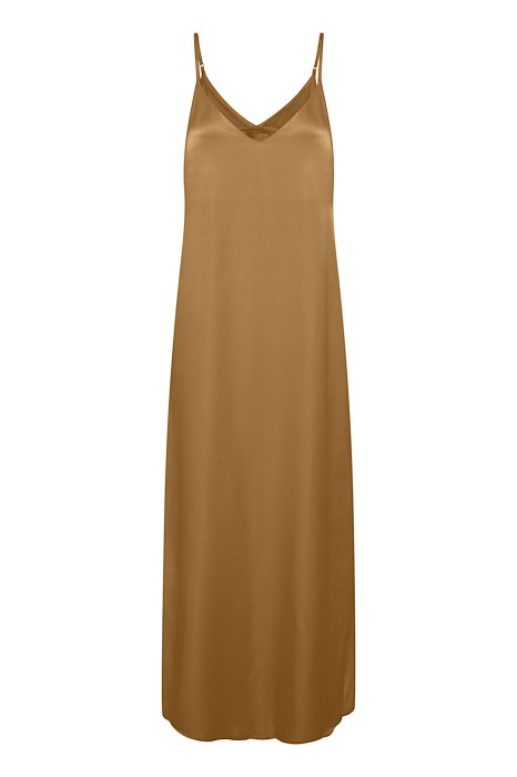 My Essential Wardrobe Estelle Strap Dress in Dijon