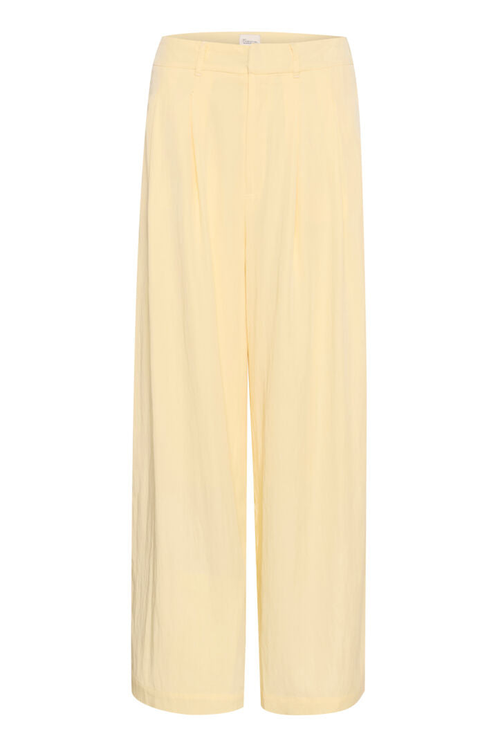 My Essential Wardrobe Gilda High Trousers In Double Cream