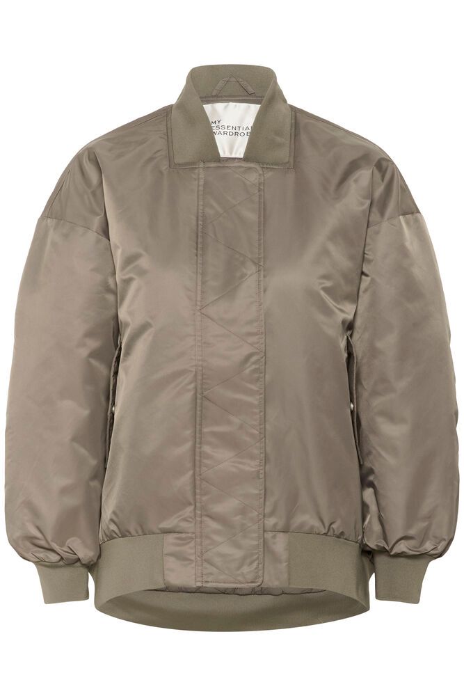 My Essential Wardrobe Helga Bomber in Major Brown