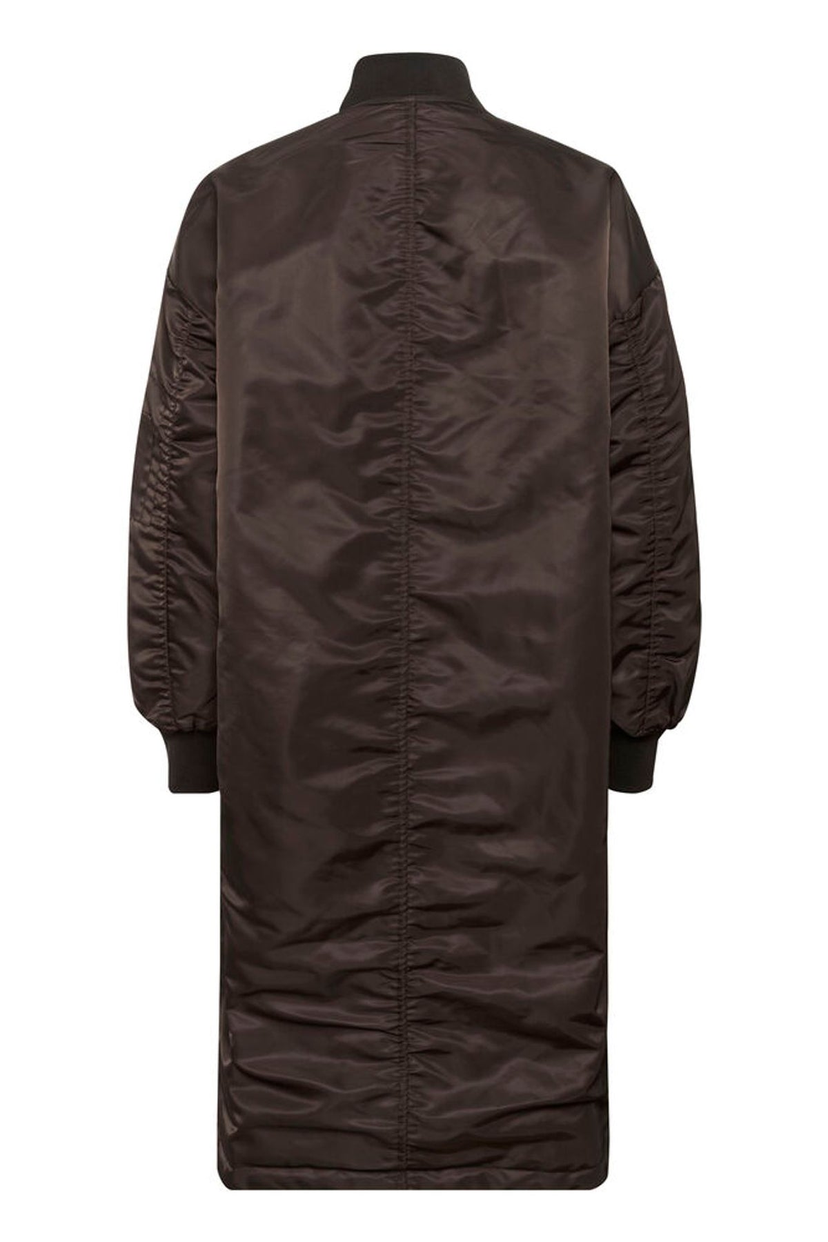 My Essential Wardrobe Helga Long Jacket in Expresso