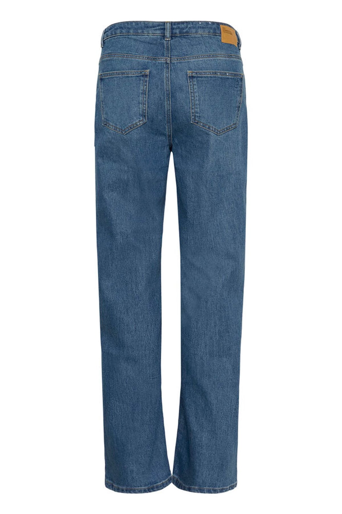 My Essential Wardrobe Louis 139 High Mix Wide Jeans In Light Blue / Blue Wash