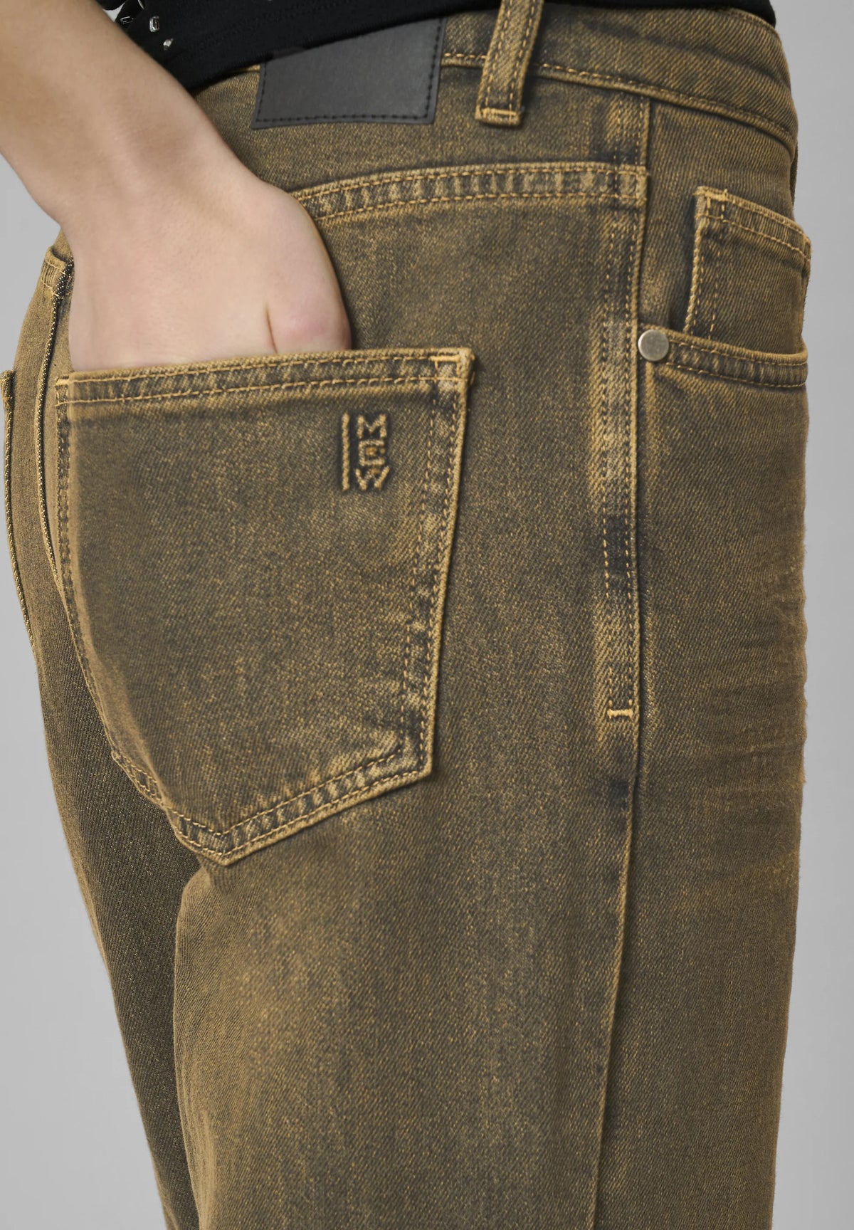 My Essential Wardrobe Louis 139 High Wide Jeans In Amber Retro Wash
