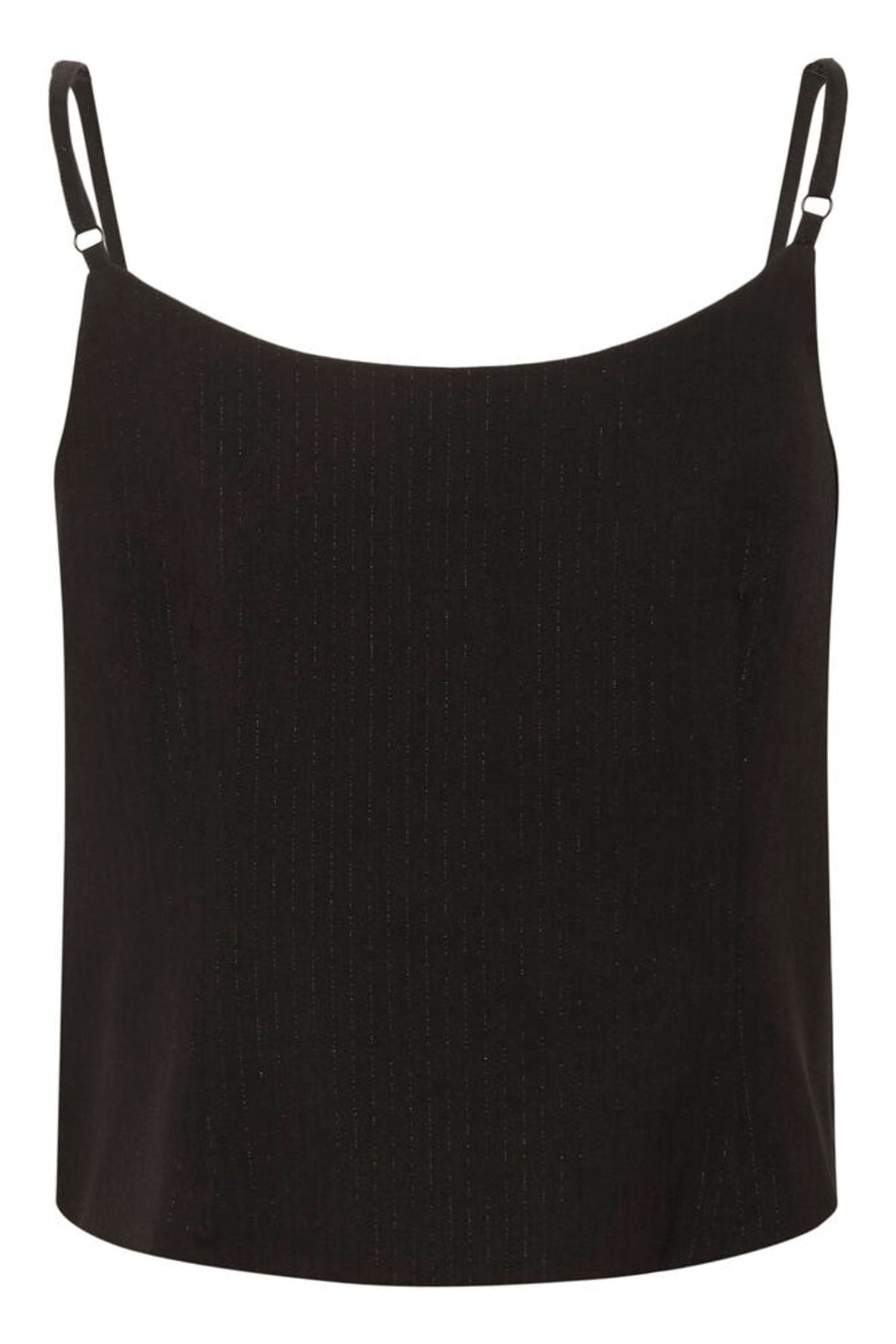 My Essential Wardrobe Reece Strap Vest In Black