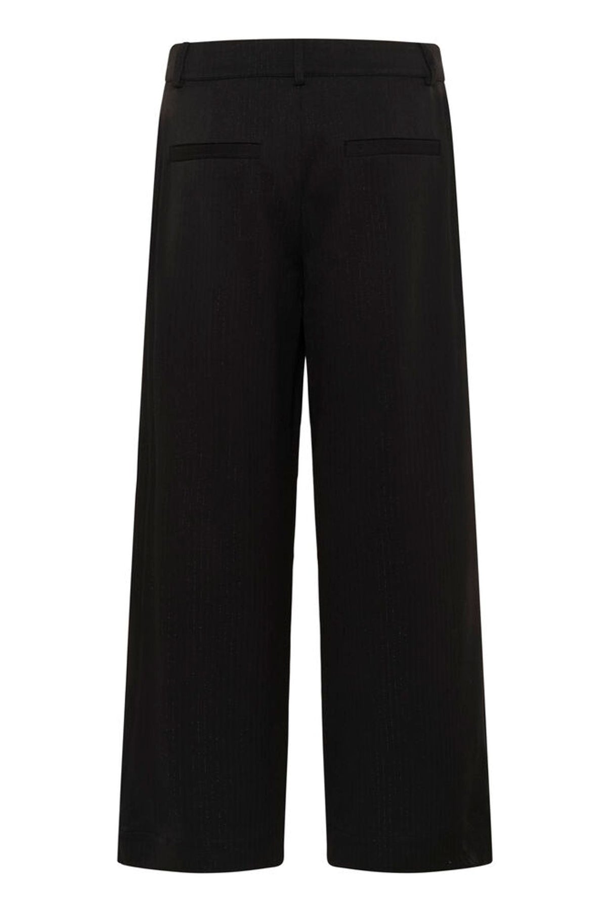 My Essential Wardrobe Reece Wide Trousers in Black