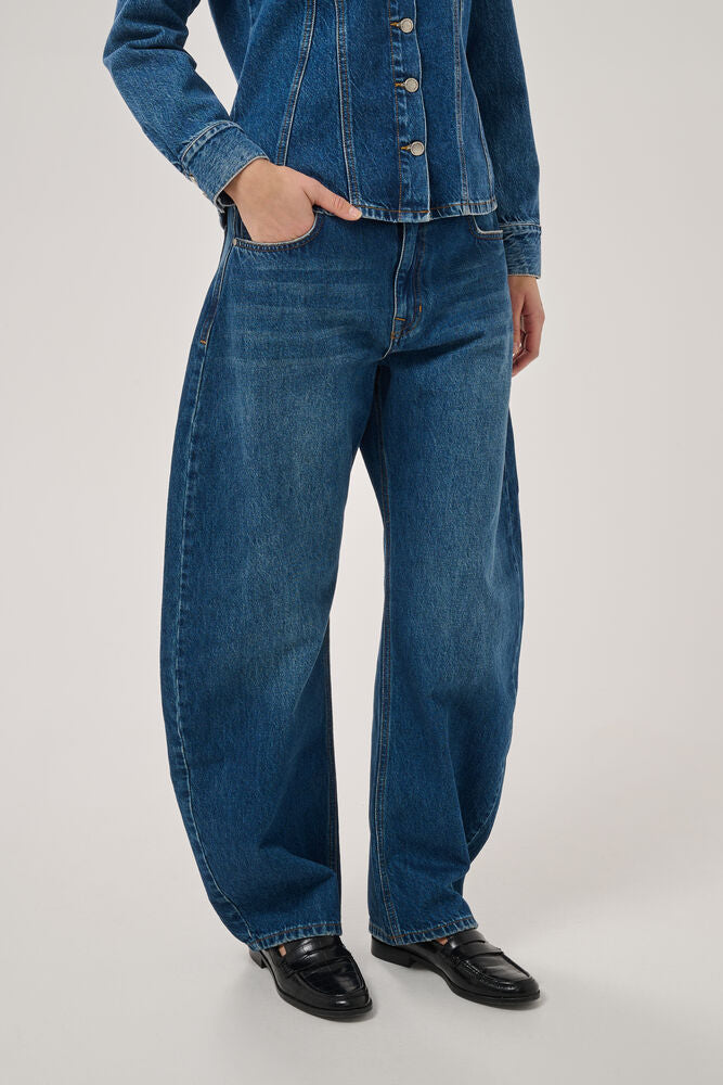 My Essential wardrobe Remmie 174 Jeans in Dark Blue Wash